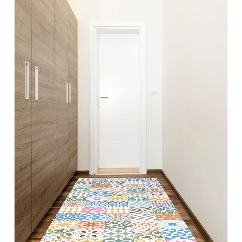 Arsenault Joy Collage Kitchen Mat, Rectangle 80 x 300cm