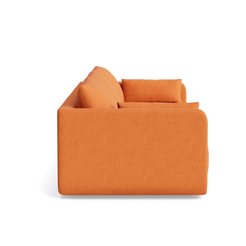 Eva Sofa (95"), Performance Weave - Carrot