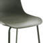 Chaise de salle à manger en plastique avec pieds en métal Meli-1023255251