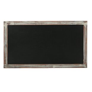 Small Chalkboard Signs with Stand – Deep Black, Slate Chalk-Board 11x14 | Magnetic, Non-Porous Surface with Rustic Pine Wood Frame | Tabletop