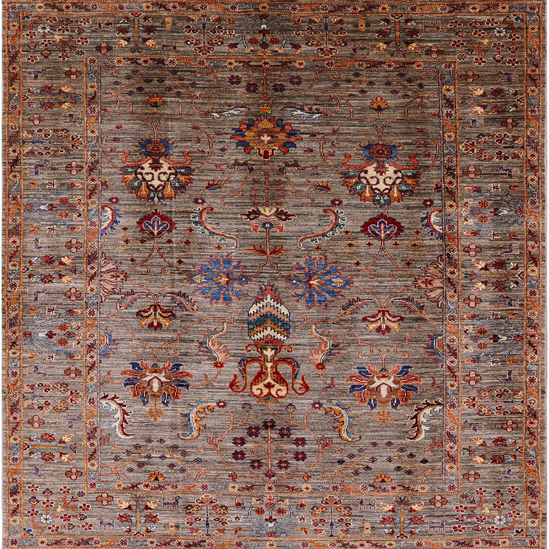 Moroccan Indoor Rug, Square 4'