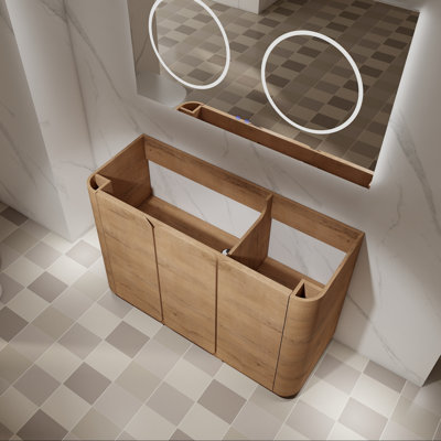 48" Freestanding Bathroom Vanity Base with Soft Close Doors