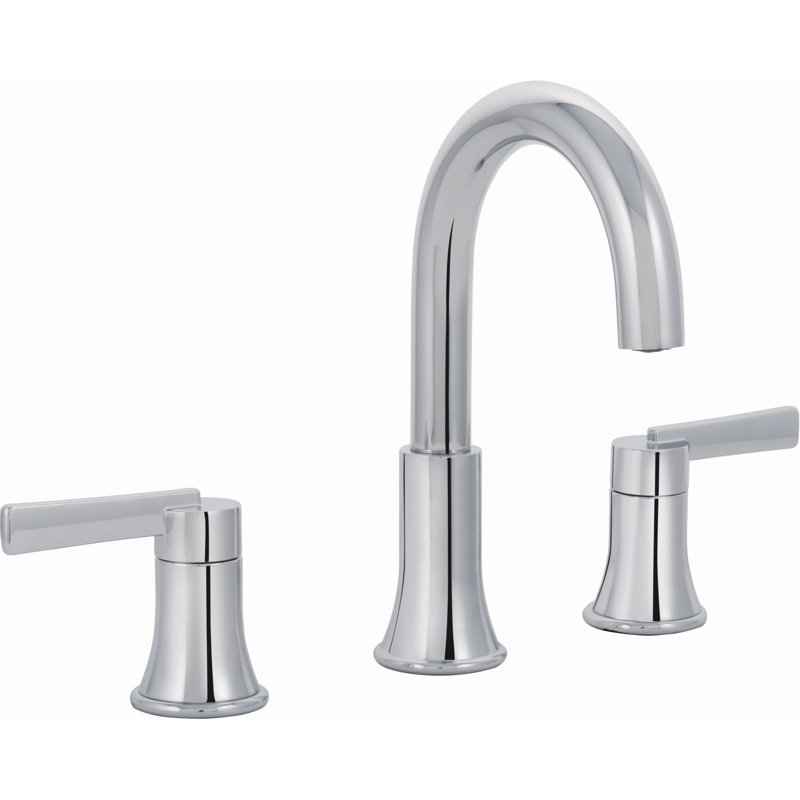 Robinet de salle de bain espacé 1,2 GPM avec bonde escamotable, Chrome