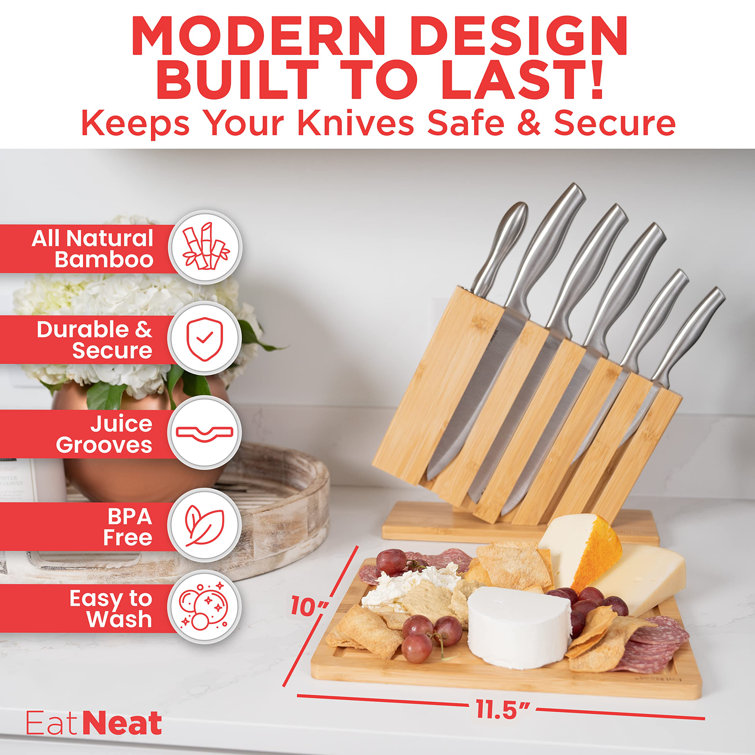 MooJ Plastic Development Metal Knife Block Set B0BN6G921L