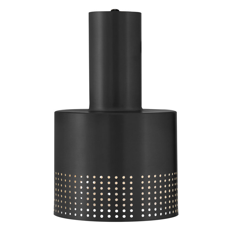 Lark Casey Adjustable Swing Arm Single Light Wall Sconce, Black