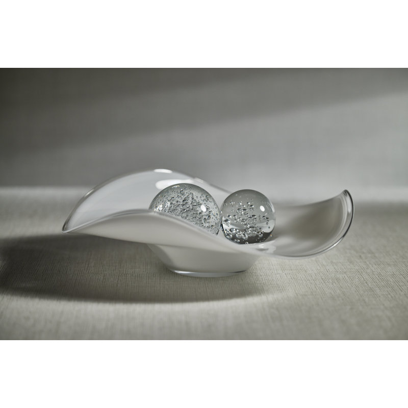 Bol décoratif en verre Josilynn