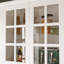Armoire de cuisine murale en verre à 63 portes l 63,4 po
