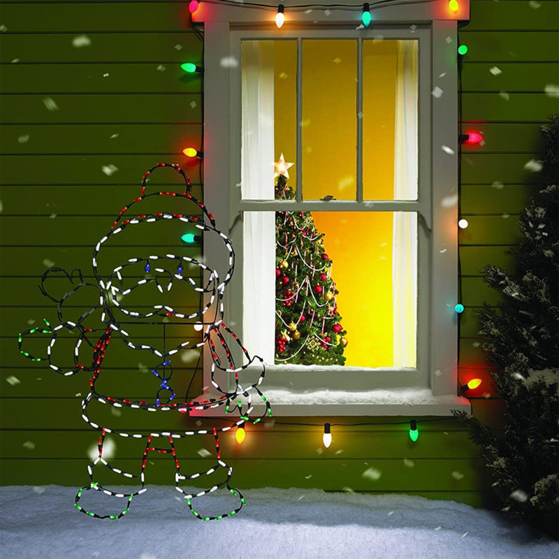 Santa Claus Lighted Sign
