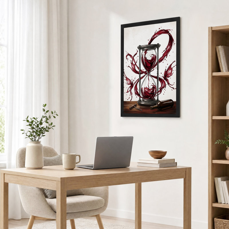 Art mural sur toile Red Wine, H 36 po x l 24 po
