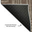 Tapis géométrique de qualité supérieure lavable à la machine Cortes AMF1045-1210621693