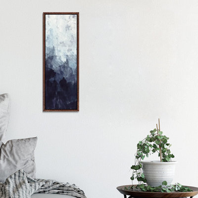 Blue Flow II by Alicia Vidal - Panoramic Painting on Canvas