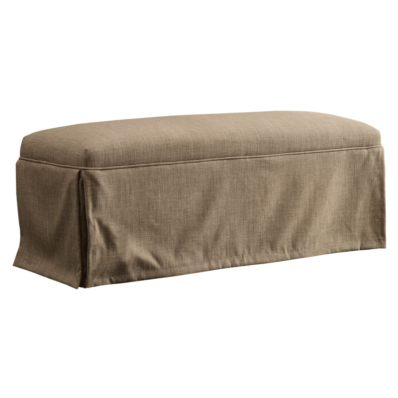 Banc rembourré Aleeyah, Brun
