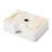 16"x12" White Ceramic Rectangular Bathroom Sink