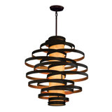 Vertigo 6 - Light Unique / Statement Geometric Chandelier