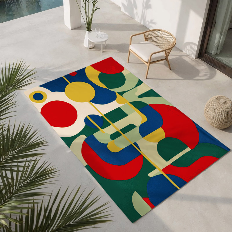 Peppy Charm Indoor And Outdoor Area Rug, Rectangle 3' x 5'
