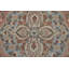 Tapis traditionnel floral rétro brun 10 x 13