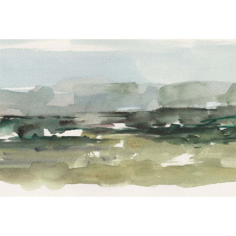 Misty Green II by Ethan Harper - Wrapped Canvas Print, 20cm H x 30cm W x 3.8cm D