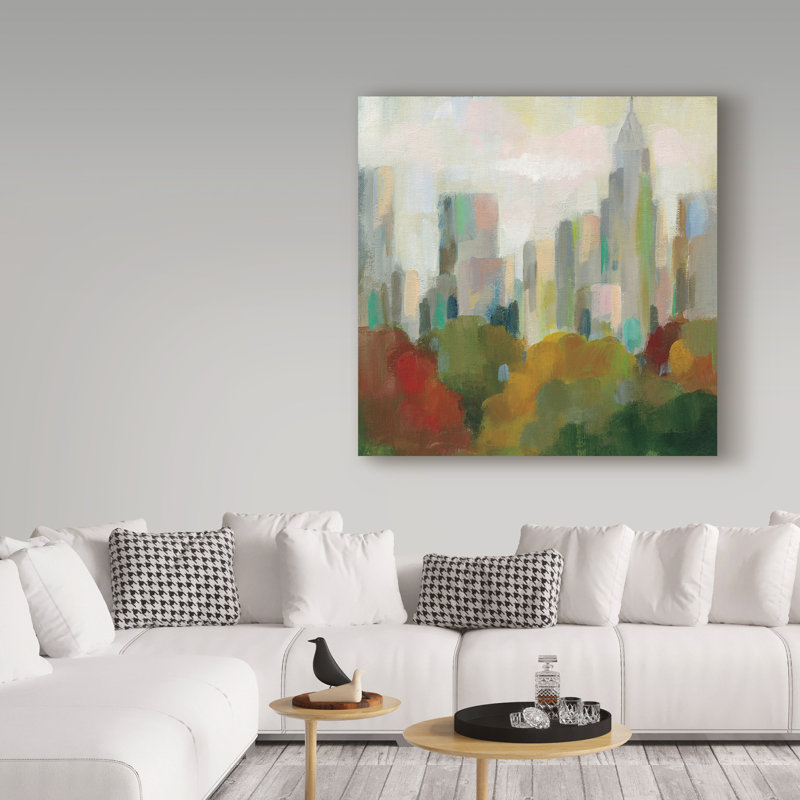 Gowrie NYC Central Park II - Wrapped Canvas Print, 35" H x 35" W x 2" D