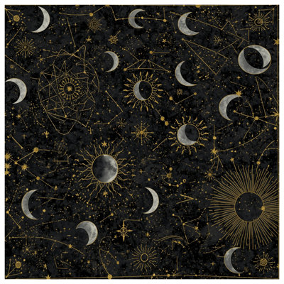 Édredon Celestial Sun Moon Constellations