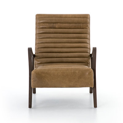 Gavyn Top Grain Leather Armchair by The Twillery Co.