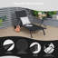 Chaise longue simple 65 po-698448570