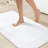 24X36" 3000 Gsm Heavyweight 100% Cotton Reversible White Bath Rug, Machine Washable, Non - Slip Mat, Medium Pile 0.5",-1510664254-1510664255