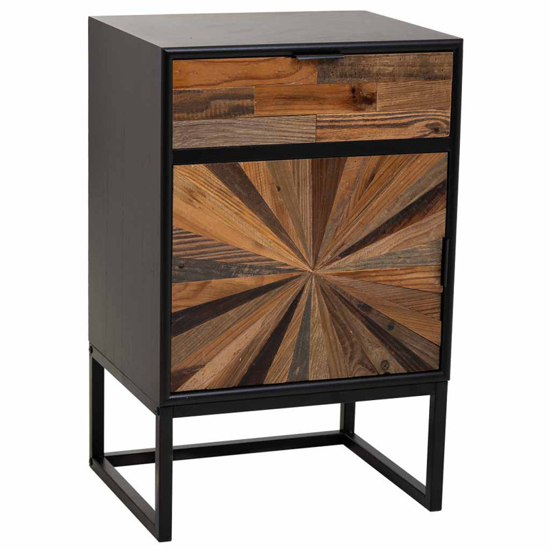Frailey 44cm W Manufactured Wood Bedside Table