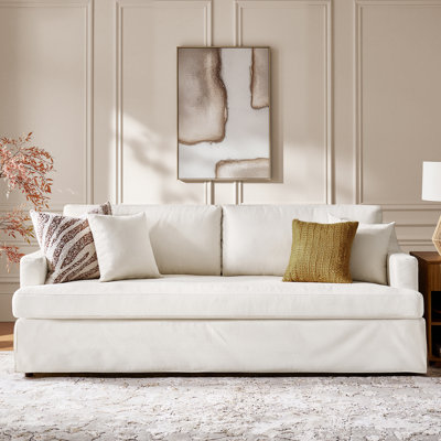 Lucie 88" Slipcovered Sofa