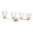 33.25" 4-Light Vanity Light with Water Glass-108202166-108202165