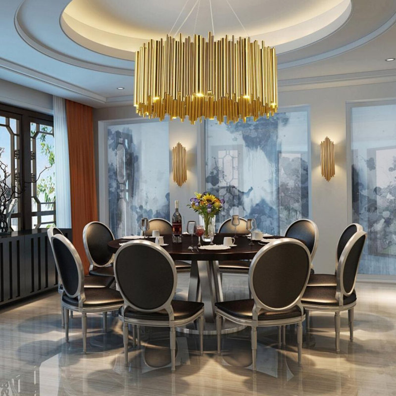 Marauder Drum Chandelier, 35cm x 100cm x 100cm