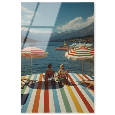 «Lakefront Leisure», reproduction d'art sur toile par Notoriart, prêt à accrocher, 10 x 15