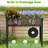 Nasiar Metal Elevated Planter-1496896188
