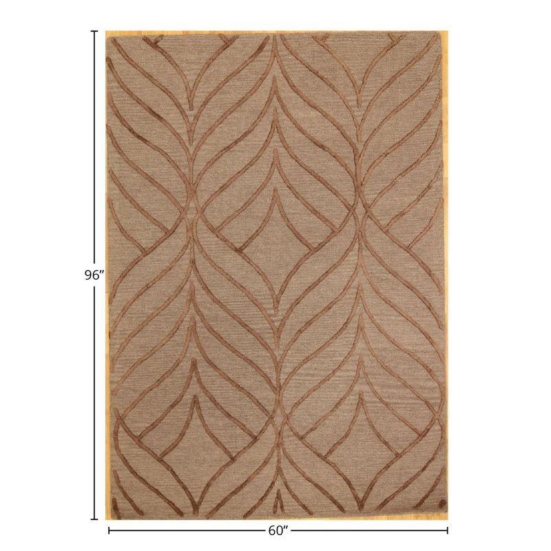 Hand Knotted Cotton Floral Rug
