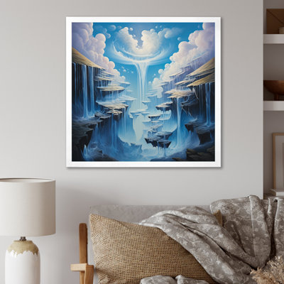 «Fantasy Gravity Waterfalls», reproduction d'art sur toile