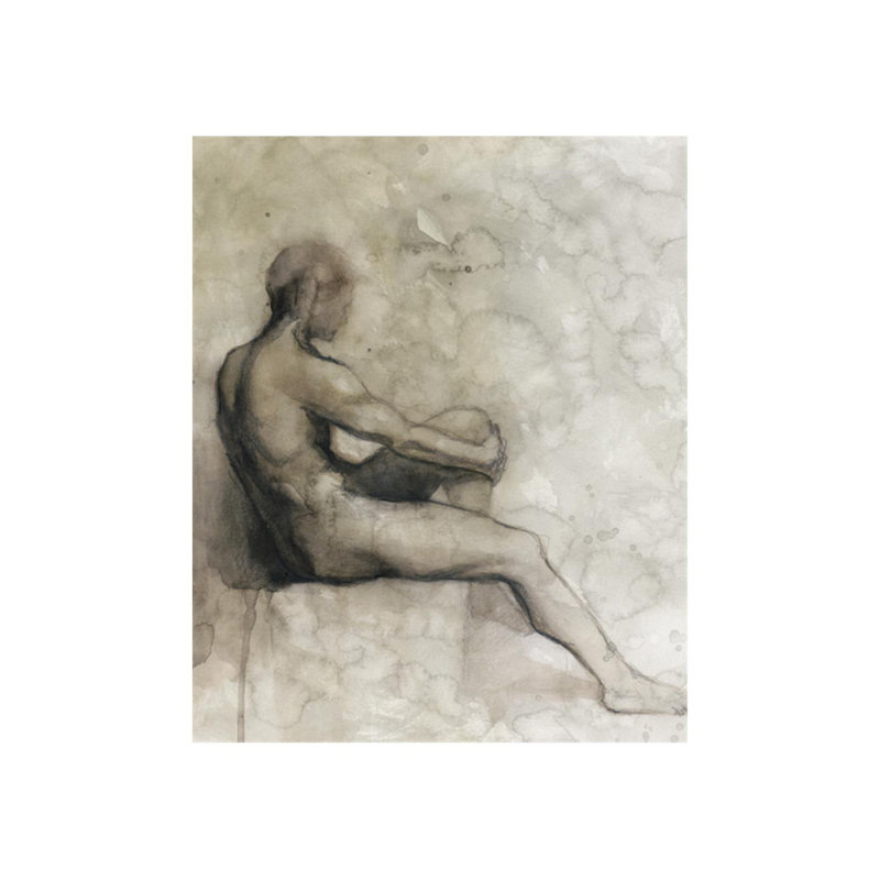 «Pose Study II» par Emma Brooks - impression sur toile tendue, Extérieur, H 49 po x l 40 po x P 1,5 po