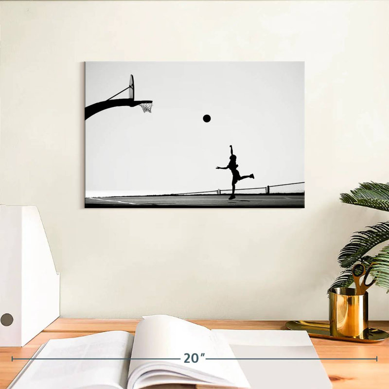 Joueur de basketball Sireci, H 8 po x l 12 po