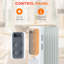 HOMCOM 2000 Watt 6824 BTU Electric Radiator Space Heater