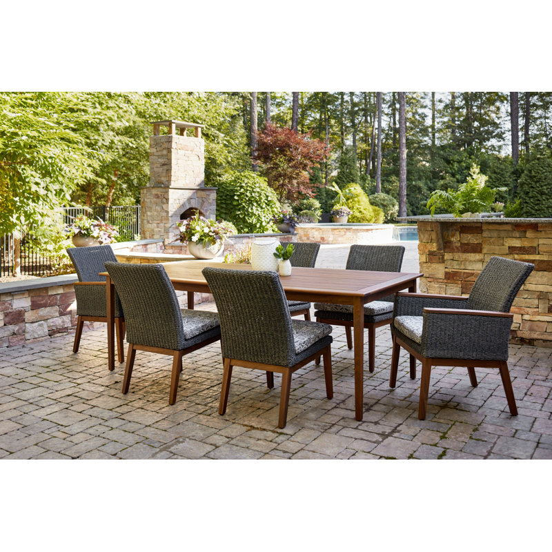 Coral Outdoor Dining Armchair, Premier Fog, Gray