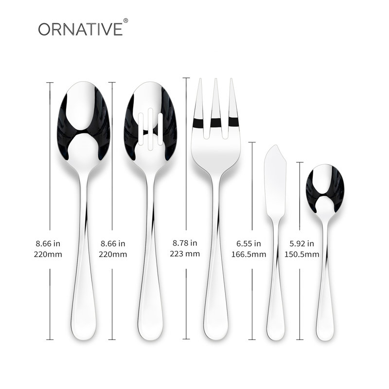 Ensemble de couverts en acier inoxydable NOA 18/0
