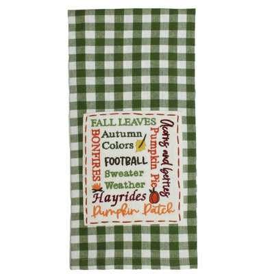 F - serviette d'automne