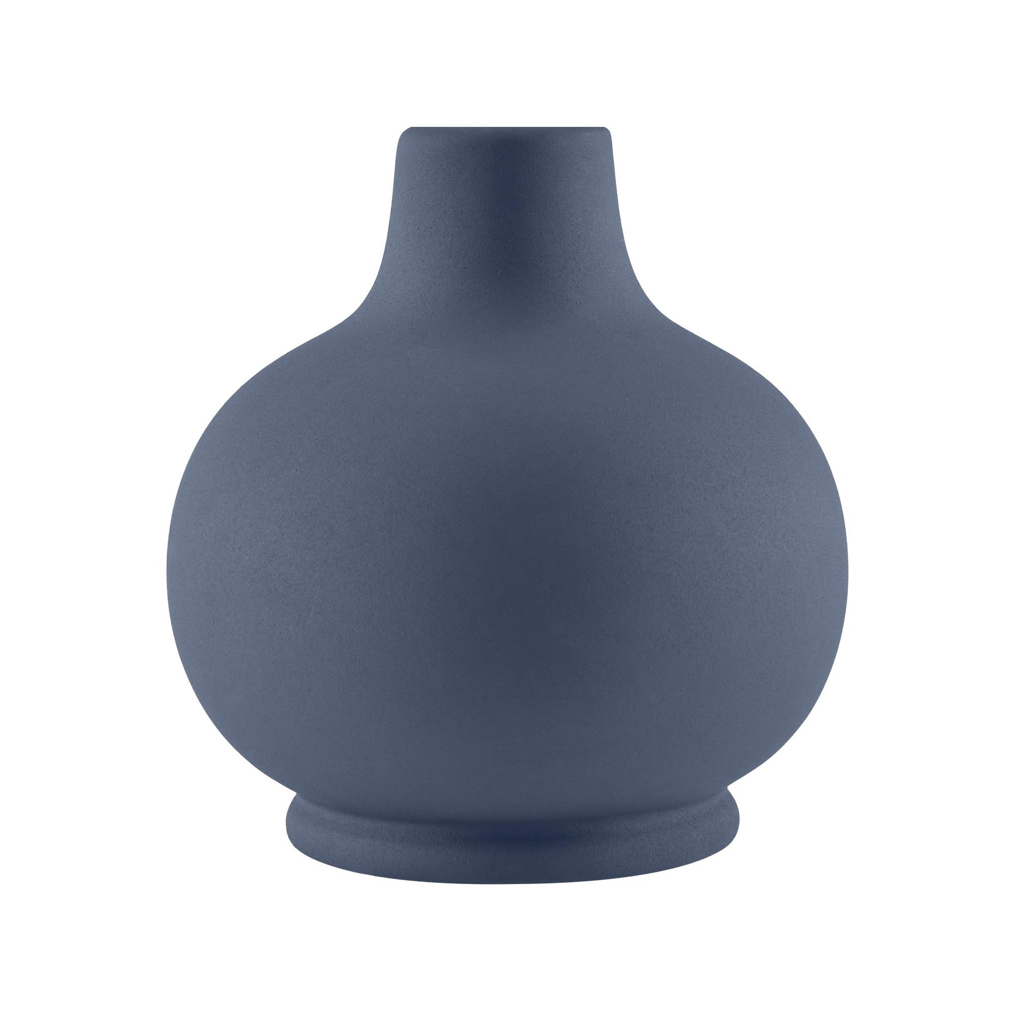 Momsen Scallop Shade Matte Lamp, 13"H x 8"W x 8"D, White, Blue