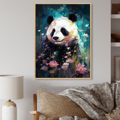 Graceful Panda - Animals Canvas Prints