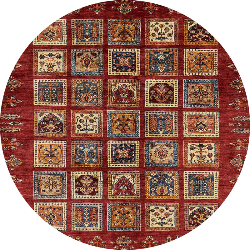 Tapis abstrait 611, Rond 6 pi