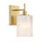 Volkward 1-Light Wall Sconce in Natural Brass-937806954