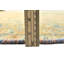 Tapis semi-antique à motif floral délavé à la main 6 x 9