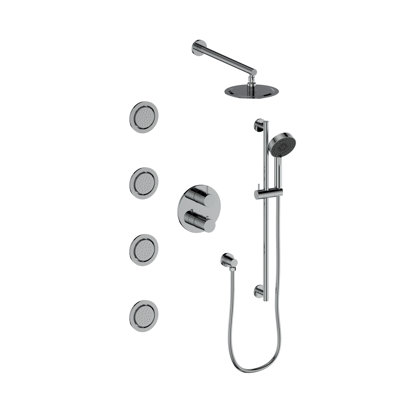 Complete Shower System with Rough-in Valve
