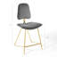 Tabouret de bar en velours Ponder Performance de Modway-48366011-48366790