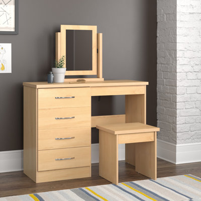 Cascio Dressing Table Set with Mirror