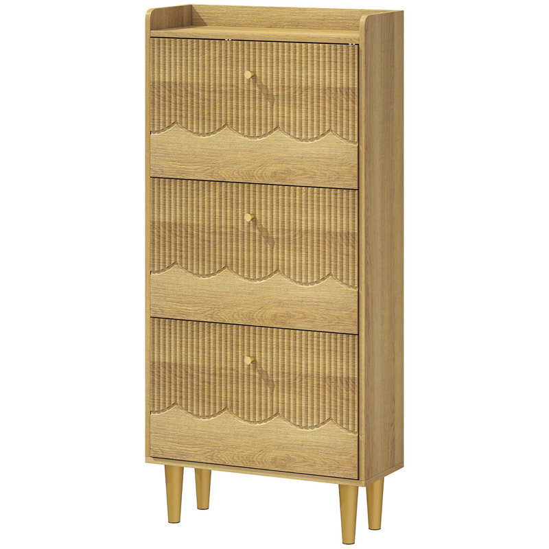 Flip Down Shoe Storage, 128cm H x 60cm W x 24cm D