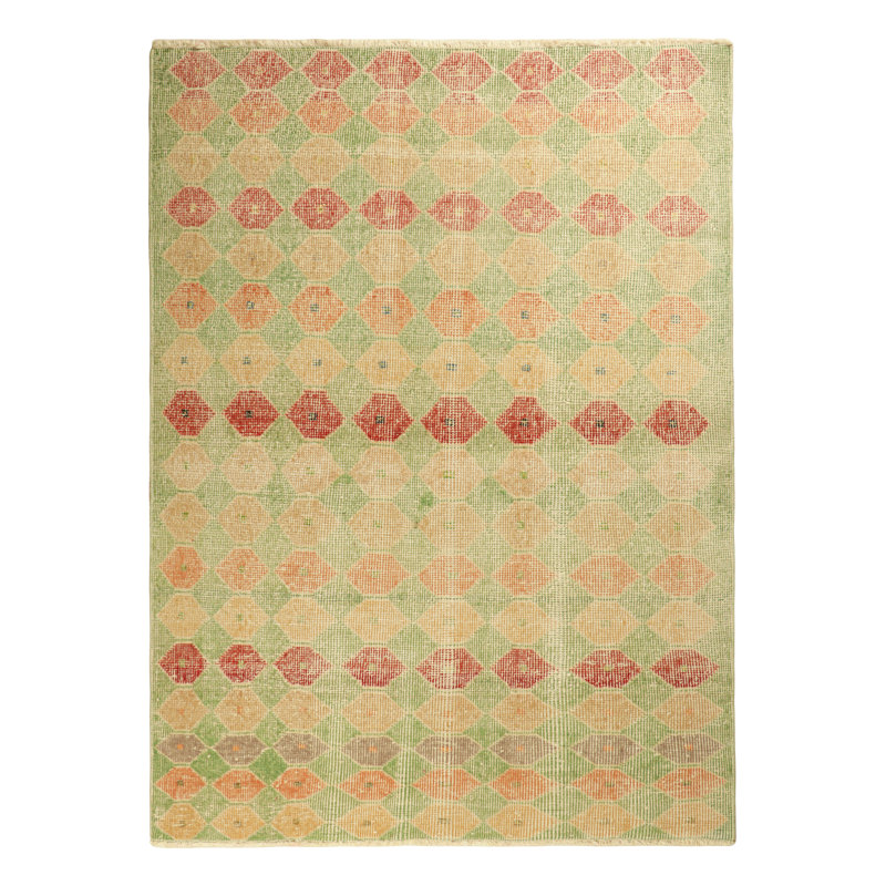 One-of-a-Kind 3'3”x4'5” Hand Knotted Area Rug